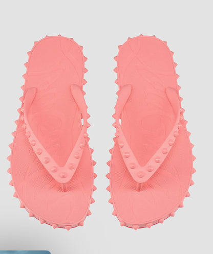 Pink flip flops